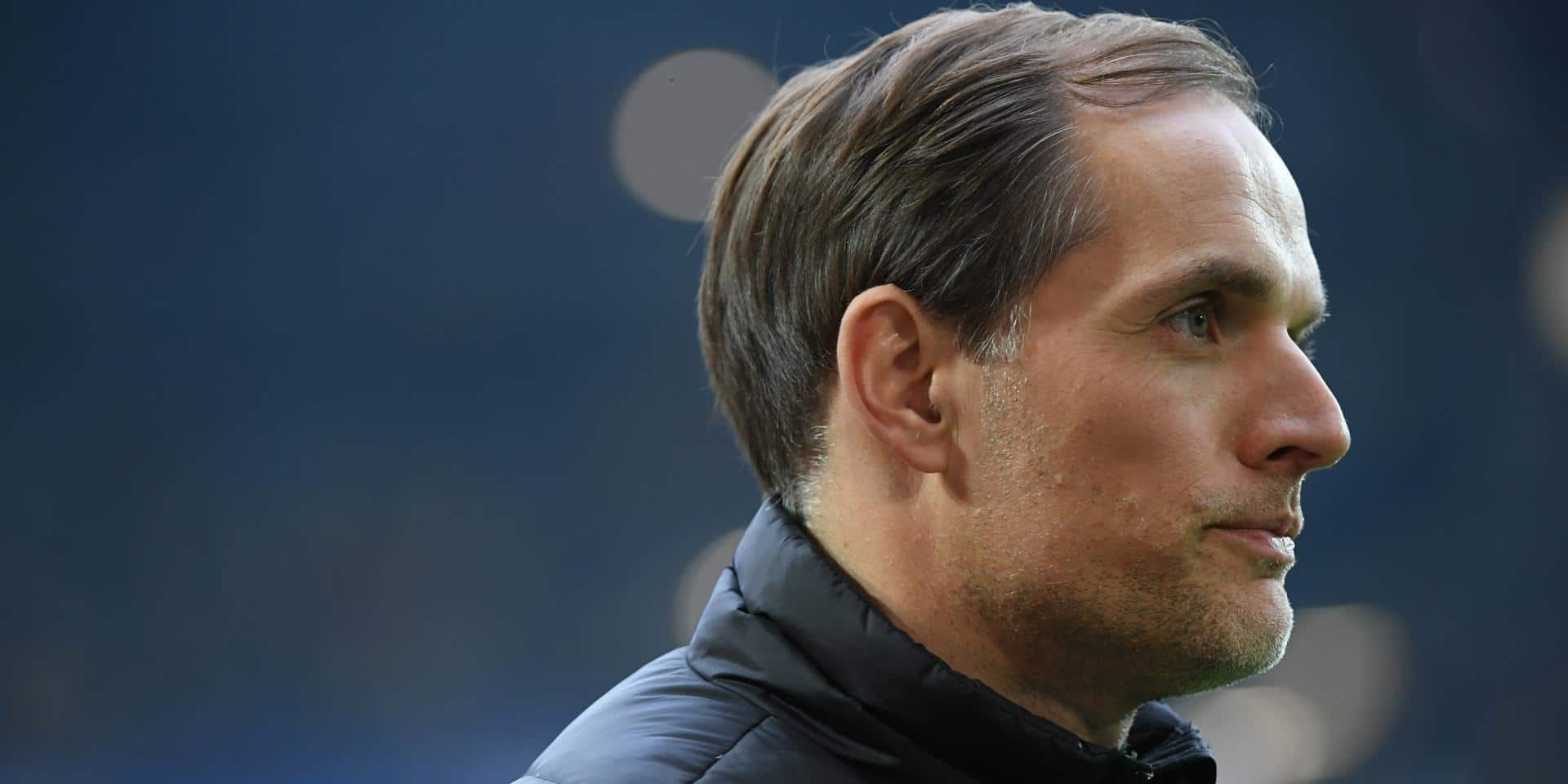 Thomas Tuchel s'exprime devant les médias