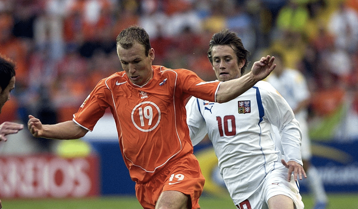 Arjen Robben s'est révélé lors de l'Euro 2004.