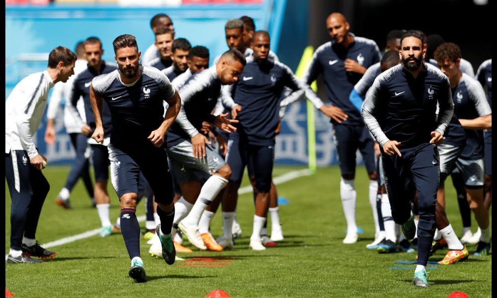 Suivez en direct l'entraînement de l'Equipe de France en ...