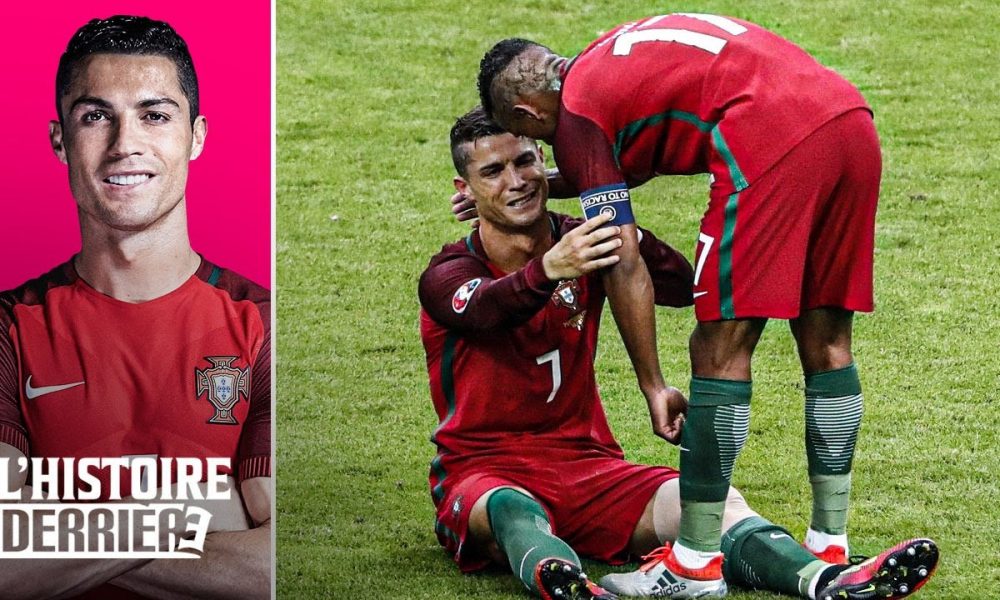 A história por trás da foto comovente de Cristiano na final do Euro